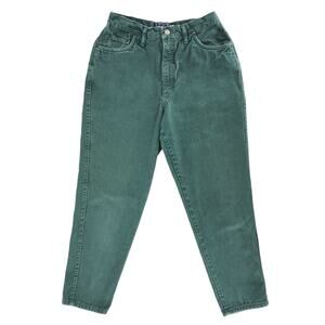 90s green high waisted jeans 1990s vintage